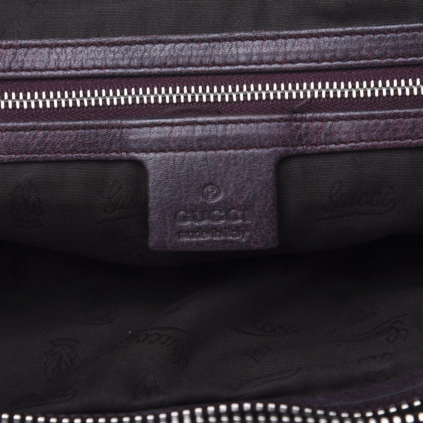 Calfskin Medium Bamboo Bar Tote Bag Dark Brown