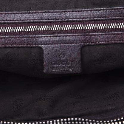 Gucci Calfskin Medium Bamboo Bar Tote Bag Dark Brown 5 of 12