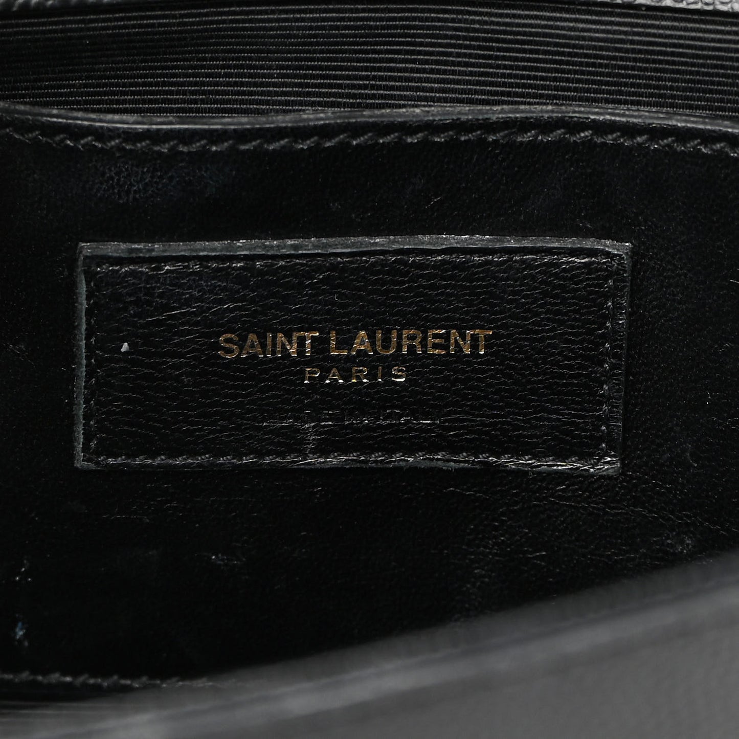 Grain De Poudre Medium Classic Monogram Kate Satchel Black