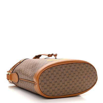 Gucci X DISNEY Mini Vintage GG Supreme Monogram Bucket Bag Beige Vintage Sun Oil 4 of 12