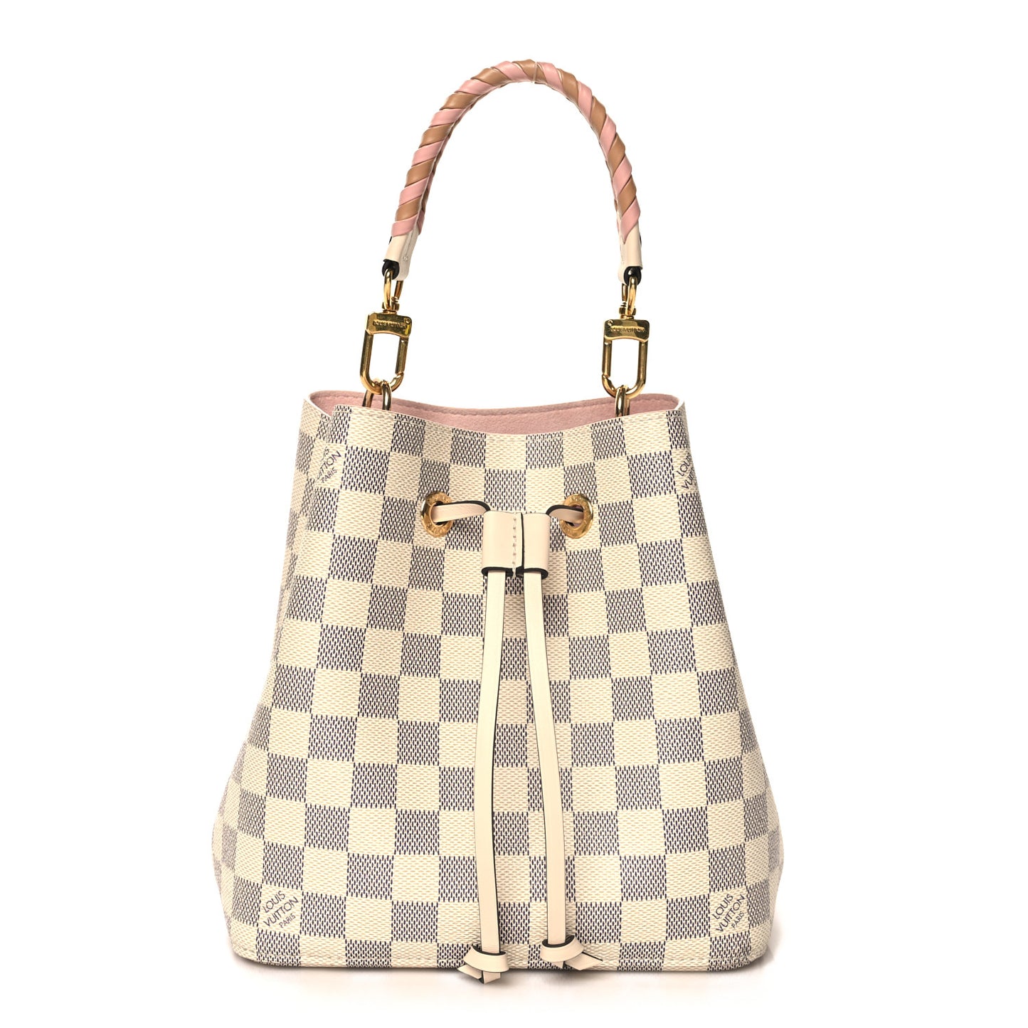 Damier Azur Braided Neonoe BB Pink