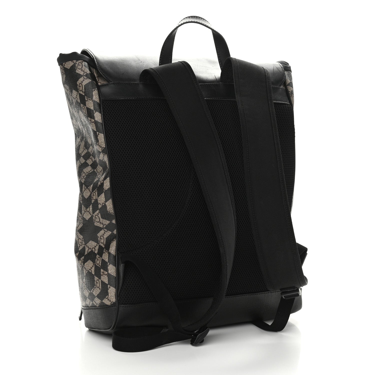 Gucci GG Supreme Monogram Caleido Backpack Black 2 of 11