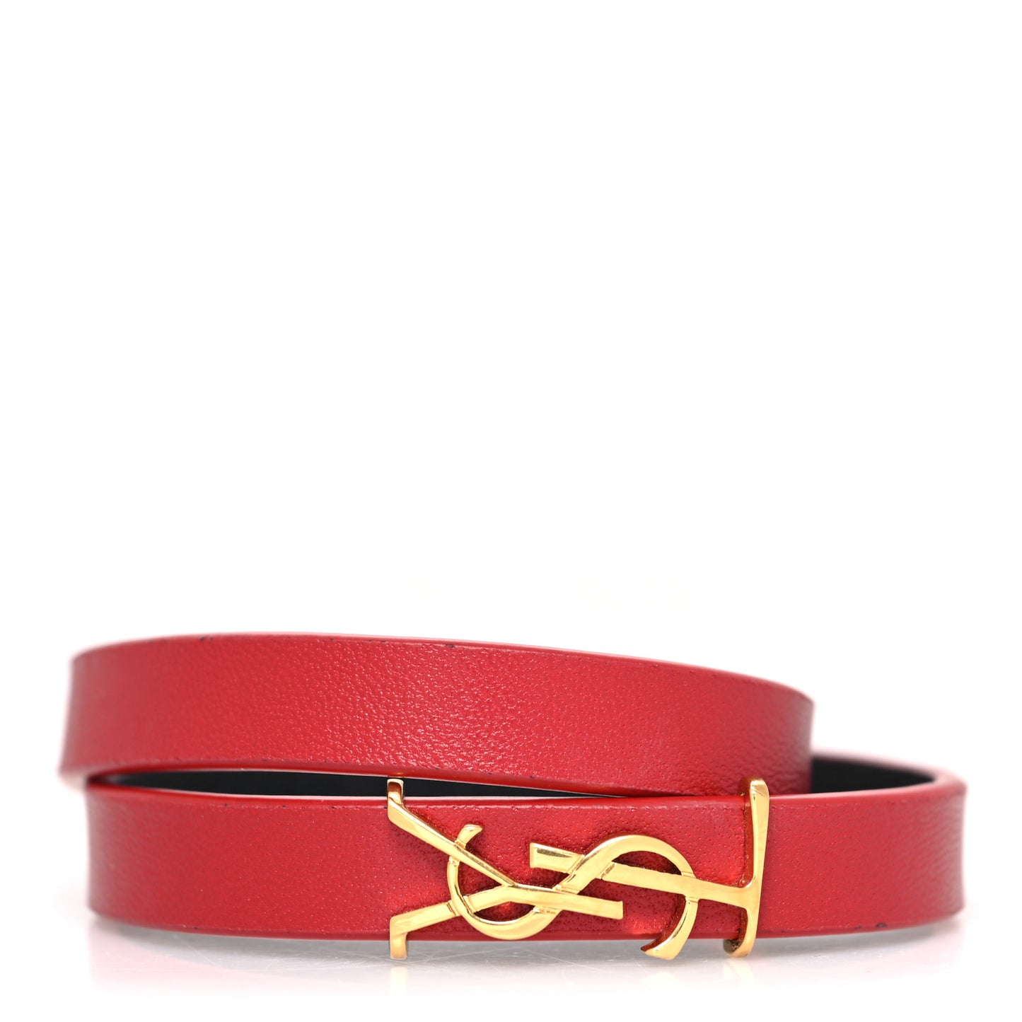 Calfskin Opyum Double Wrap Bracelet L Rouge Eros
