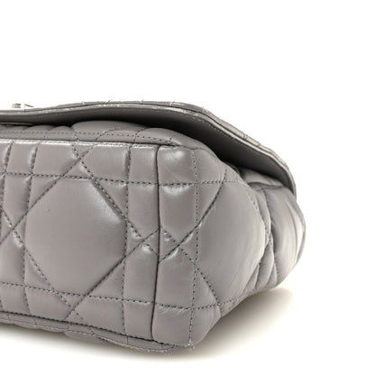 Christian Dior Calfskin Macrocannage Medium Caro Bag Iron Grey 10 of 10