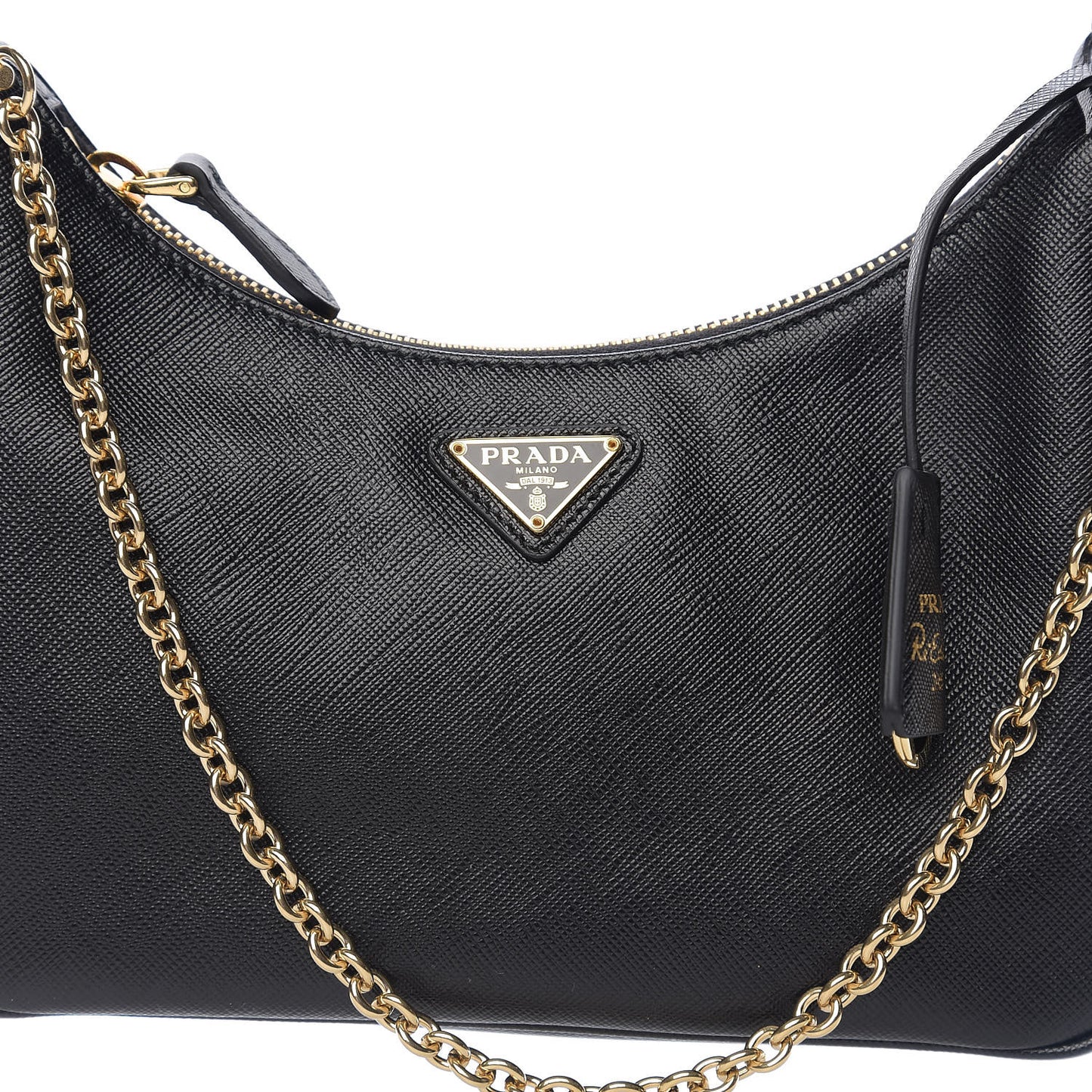 Saffiano Lux Re-Edition 2005 Shoulder Bag Black
