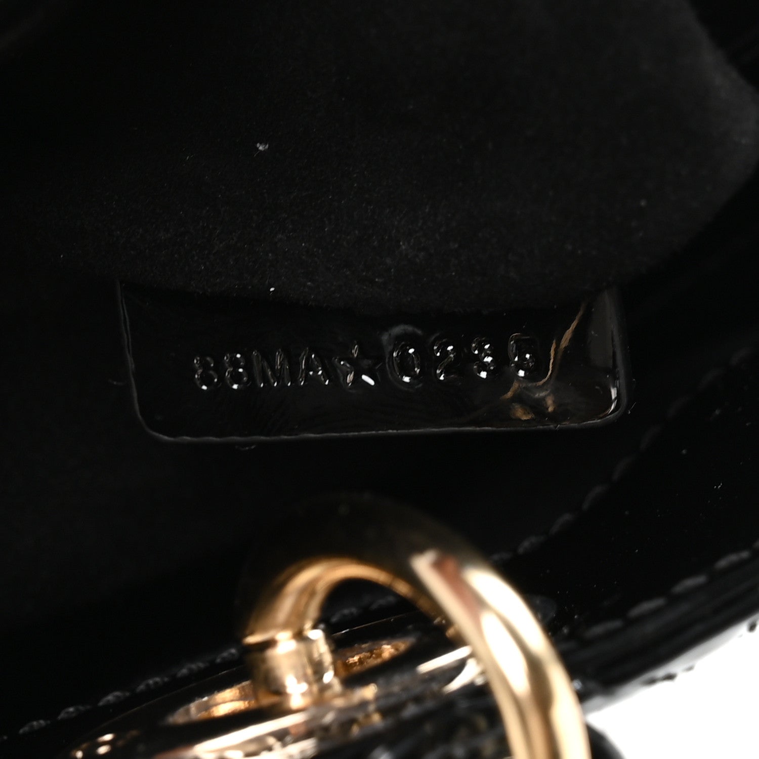 Christian Dior Patent Cannage Mini Lady Dior Black 7 of 11