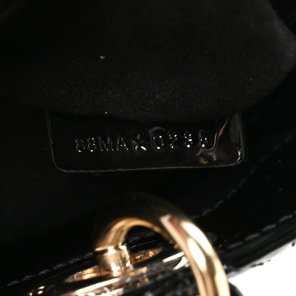 Christian Dior Patent Cannage Mini Lady Dior Black 7 of 11