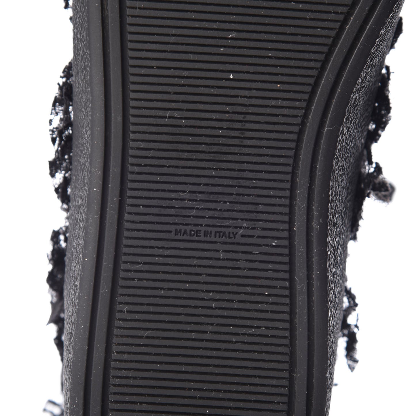 Camellia High Top Floral Lace Mesh Sneakers 38 Black
