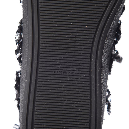 Chanel Camellia High Top Floral Lace Mesh Sneakers 38 Black 8 of 10