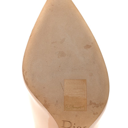 Christian Dior Patent Pumps 38 Nude 8 of 13