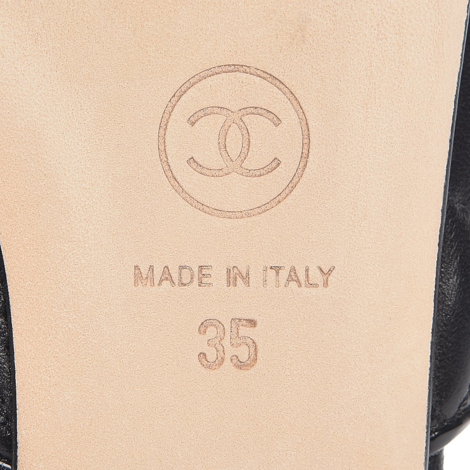 Chanel Lambskin Suede Quilted Mules 35 Black 6 of 9