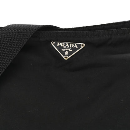 Prada Nylon Messenger Bag Black 7 of 9
