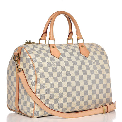 Louis Vuitton Damier Azur Speedy Bandouliere 30 3 of 18