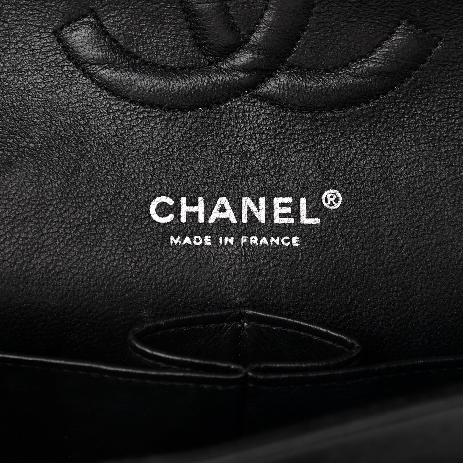 Chanel Distressed Patent Quilted Medium Double Flap Black 6 of 14