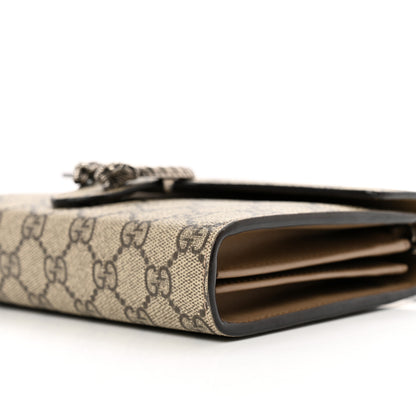 Gucci GG Supreme Monogram Mini Dionysus Chain Wallet Beige Taupe 10 of 12