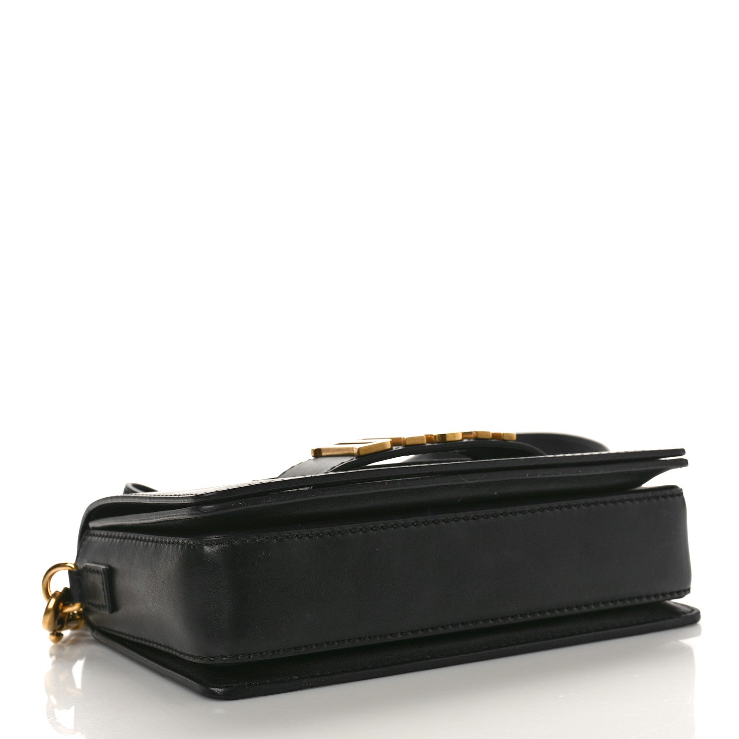 Christian Dior CHRISTIAN DIOR Smooth Calfskin Dio(r)evolution Flap Bag Black 4 of 10
