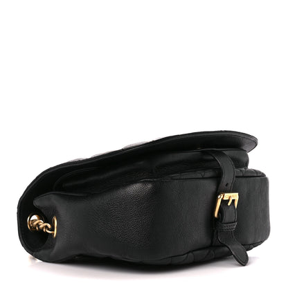 Chanel Grained Calfskin Quilted Messenger Flap Black 4 of 11