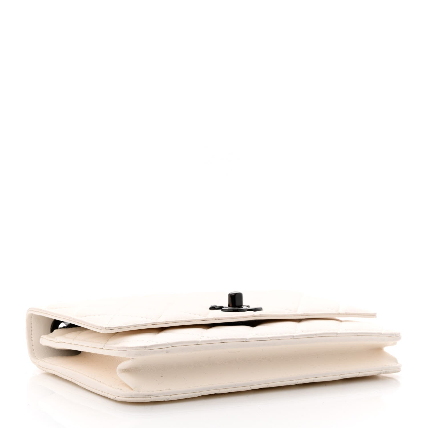 Chanel Lambskin Quilted Trendy CC Wallet On Chain WOC White 4 of 13