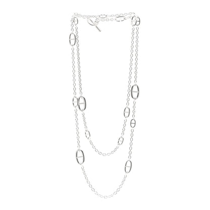 Hermes Sterling Silver Farandole Necklace 120 3 of 6