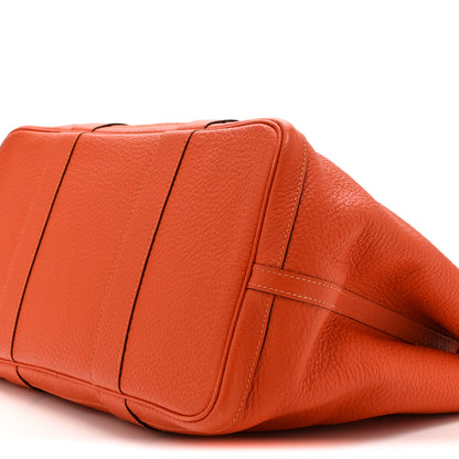 Hermes Vache Country Garden Party 36 MM Orange 10 of 10