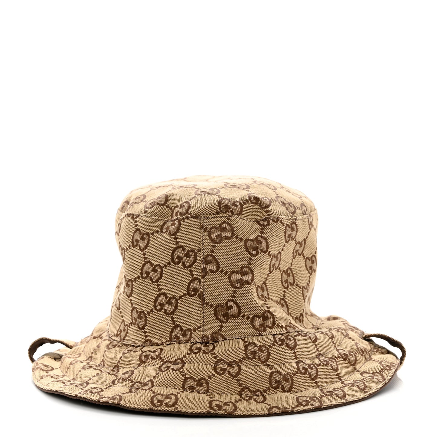 Canvas Monogram Reversible Bucket Hat M Brown
