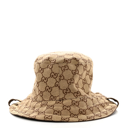Gucci Canvas Monogram Reversible Bucket Hat M Brown 6 of 13