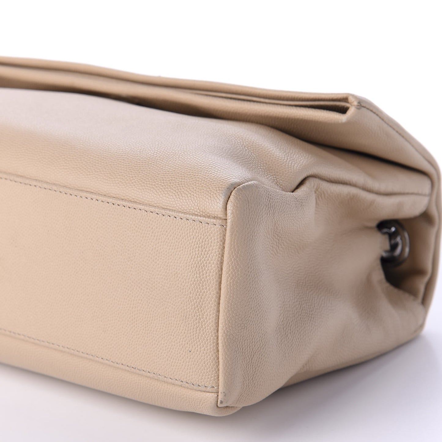 Grain De Poudre Medium West Hollywood Monogram Fold-Over Nude Powder