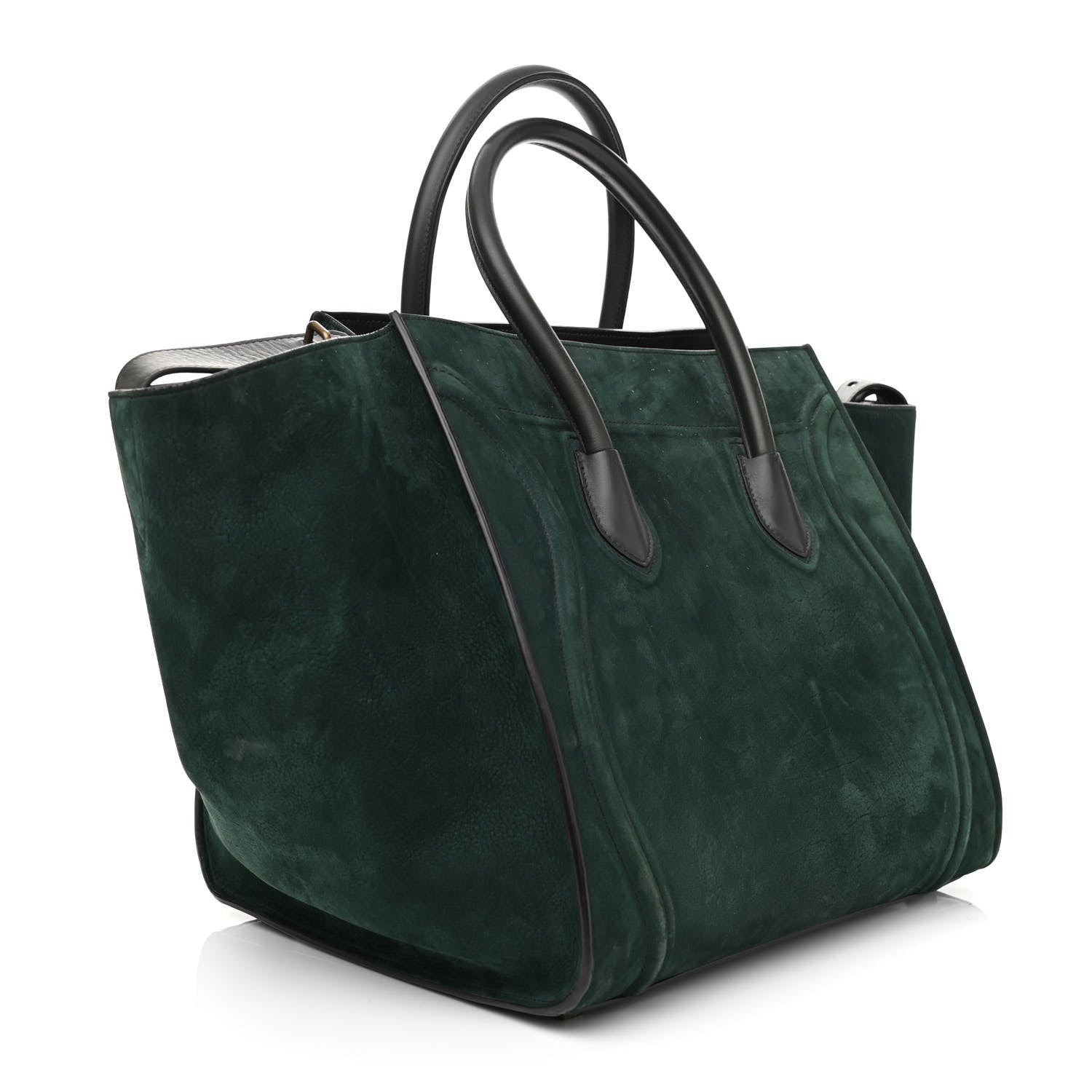 Celine Nubuck Medium Phantom Luggage Bottle Green 1 of 12
