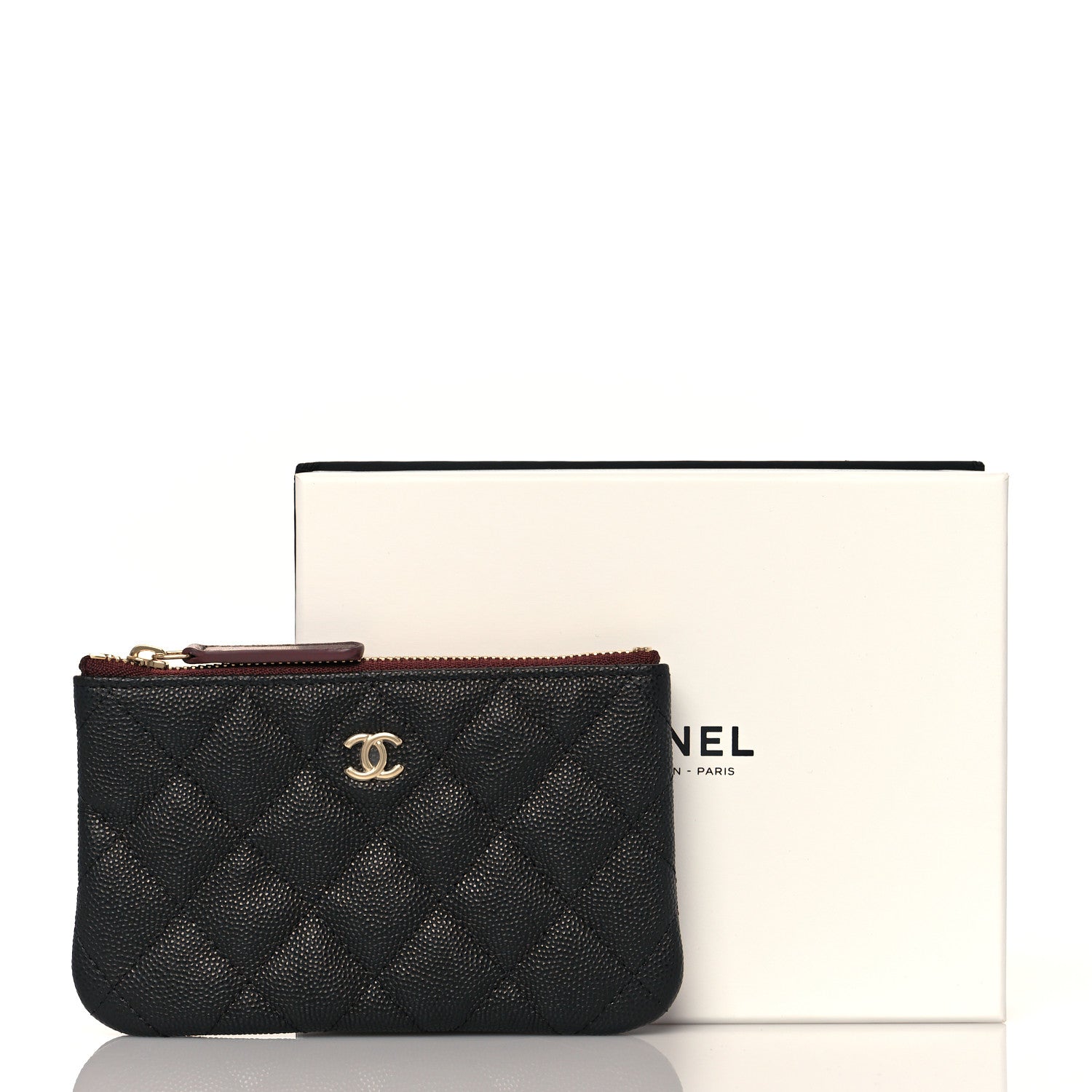 Chanel Caviar Quilted Small Cosmetic Case Black 11 of 11