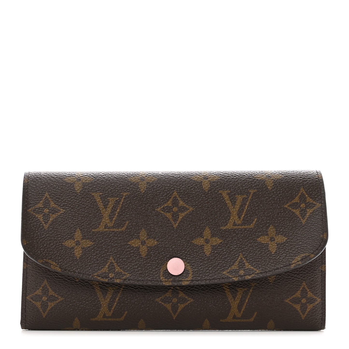 Monogram Emilie Wallet Rose Ballerine