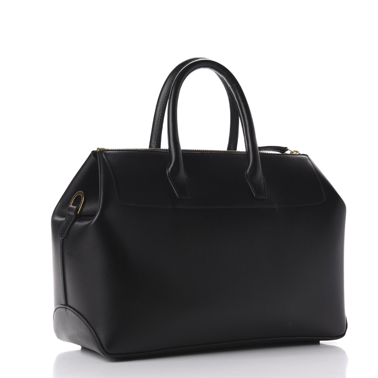Mansur Gavriel Calfskin Mini Travel Crossbody Bag Black Flamma 3 of 9