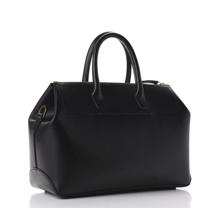 Mansur Gavriel Calfskin Mini Travel Crossbody Bag Black Flamma 3 of 9