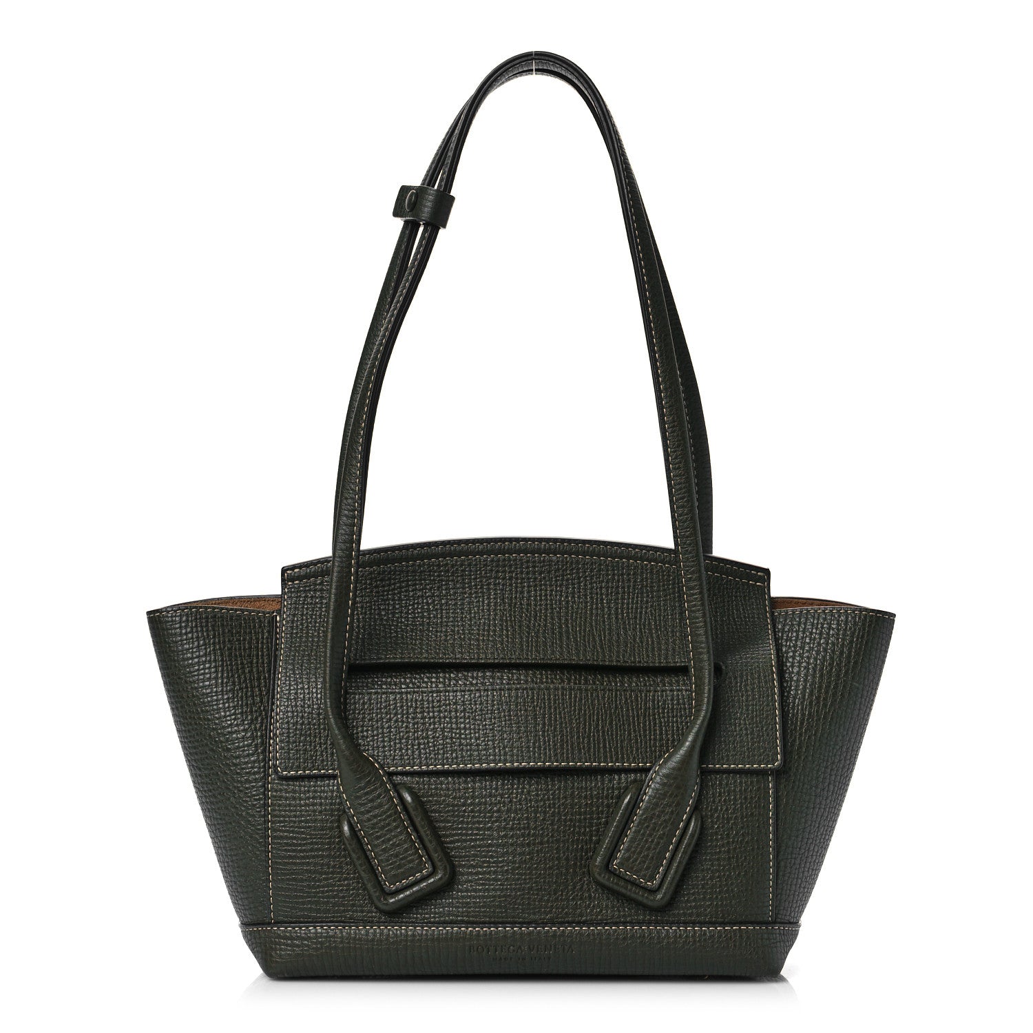 Bottega Veneta Grainy Calfskin Small Arco Kaki 1 of 11