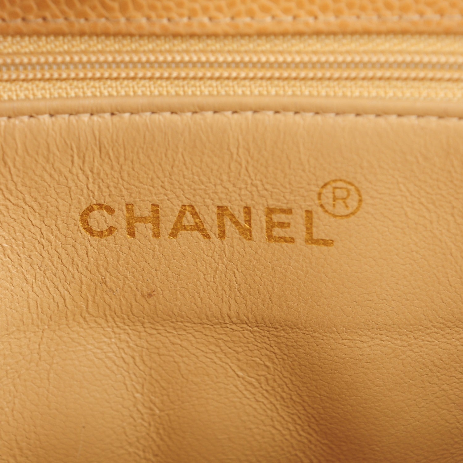 Chanel Caviar Quilted Tote Beige 6 of 9