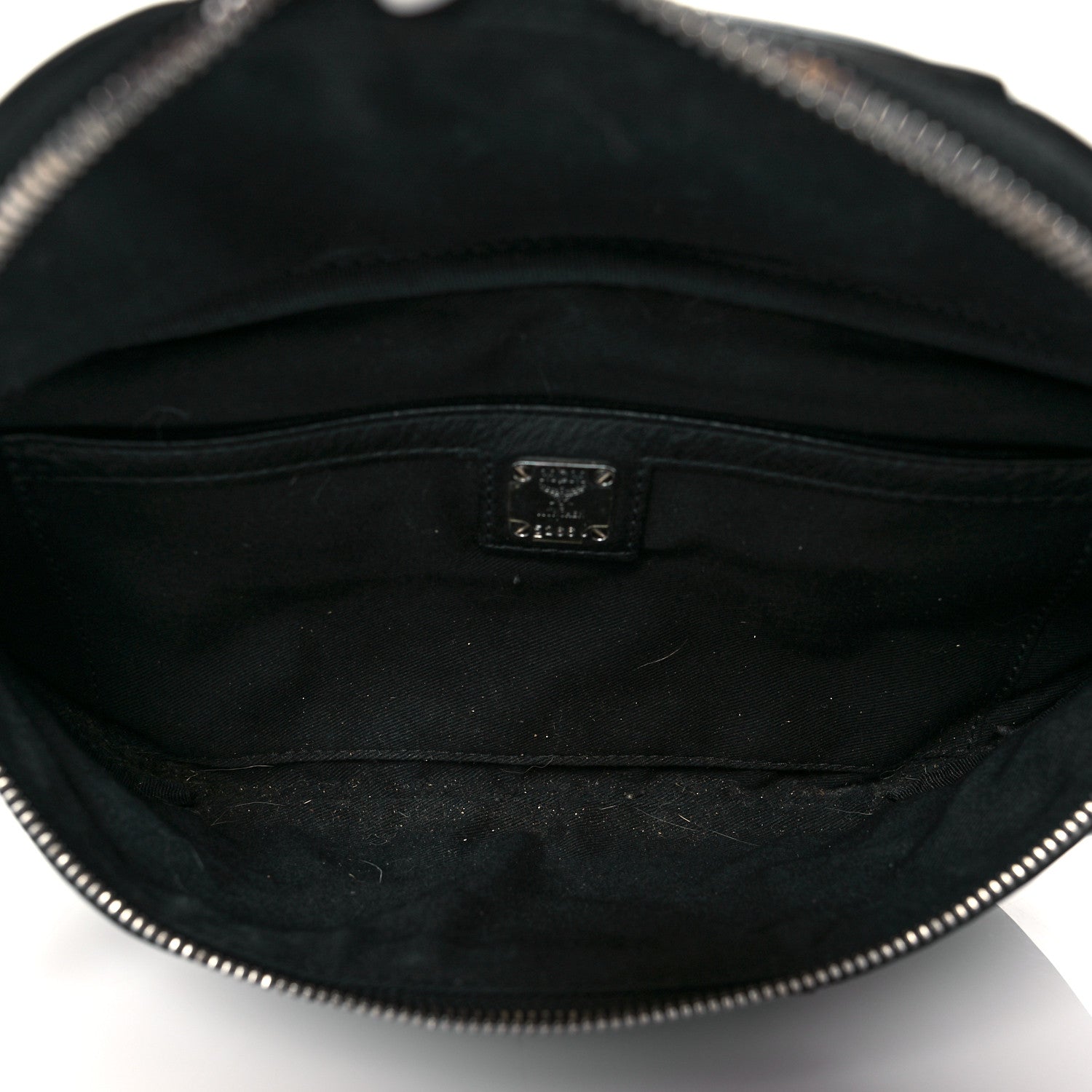MCM Calfskin Ottomar Monogram Fursten Belt Bag Black 5 of 10