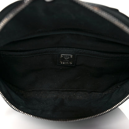 MCM Calfskin Ottomar Monogram Fursten Belt Bag Black 5 of 10