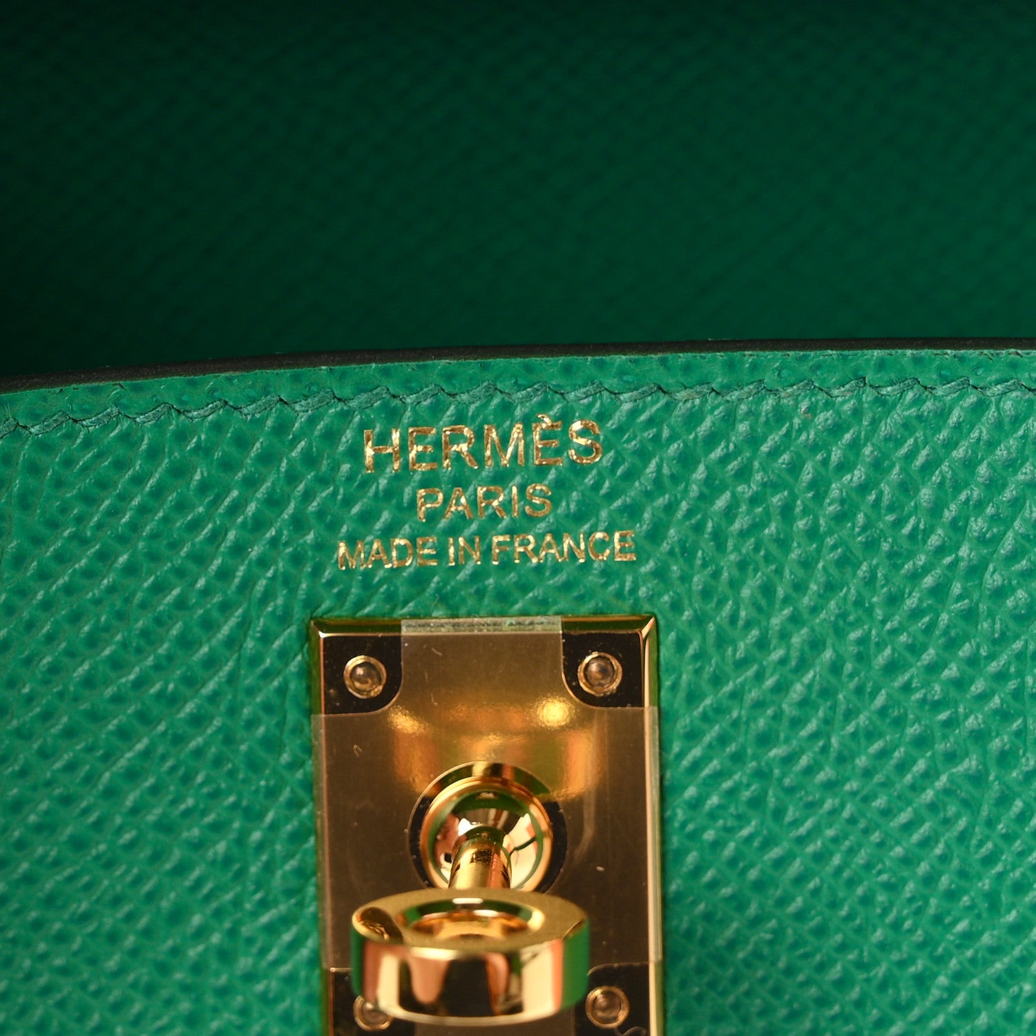 Hermes Epsom Kelly Sellier 25 Vert Jade 6 of 11