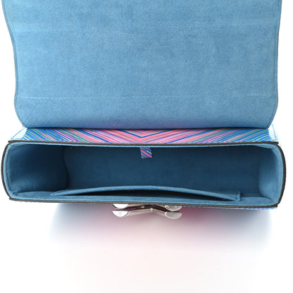 Louis Vuitton Epi Tropical Twist Shoulder Bag MM Blue Rose 4 of 4
