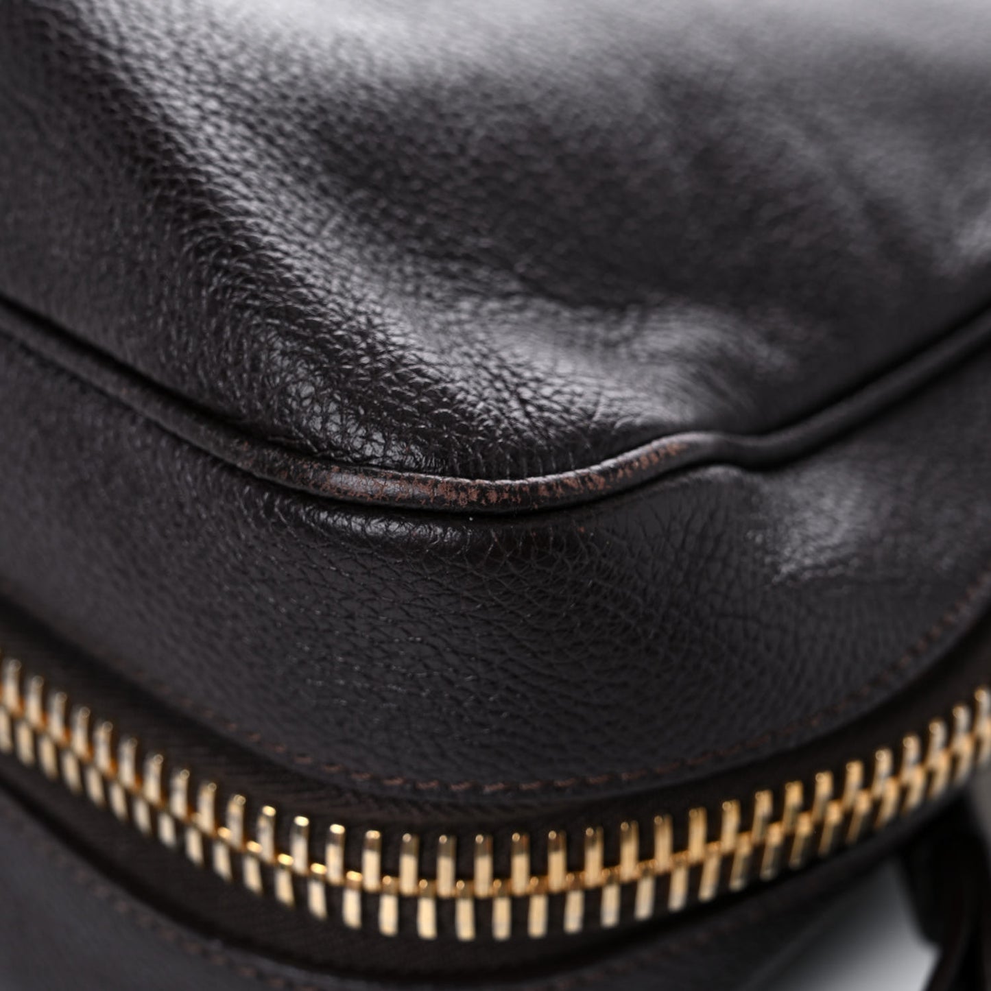 Grained Calfskin Medium Jennifer Dark Brown