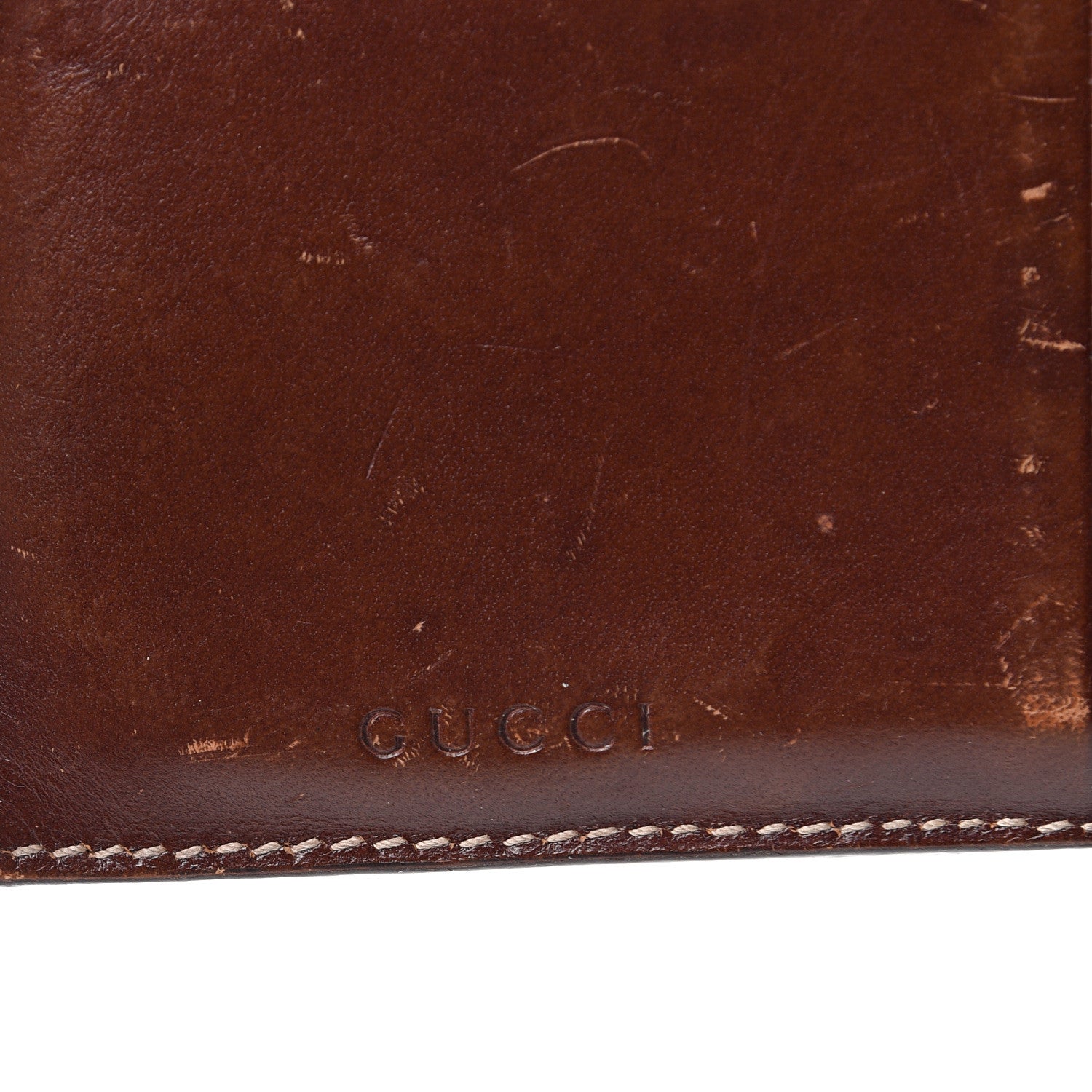 Gucci GG Supreme Monogram Coin Case Card Holder Brown 7 of 8