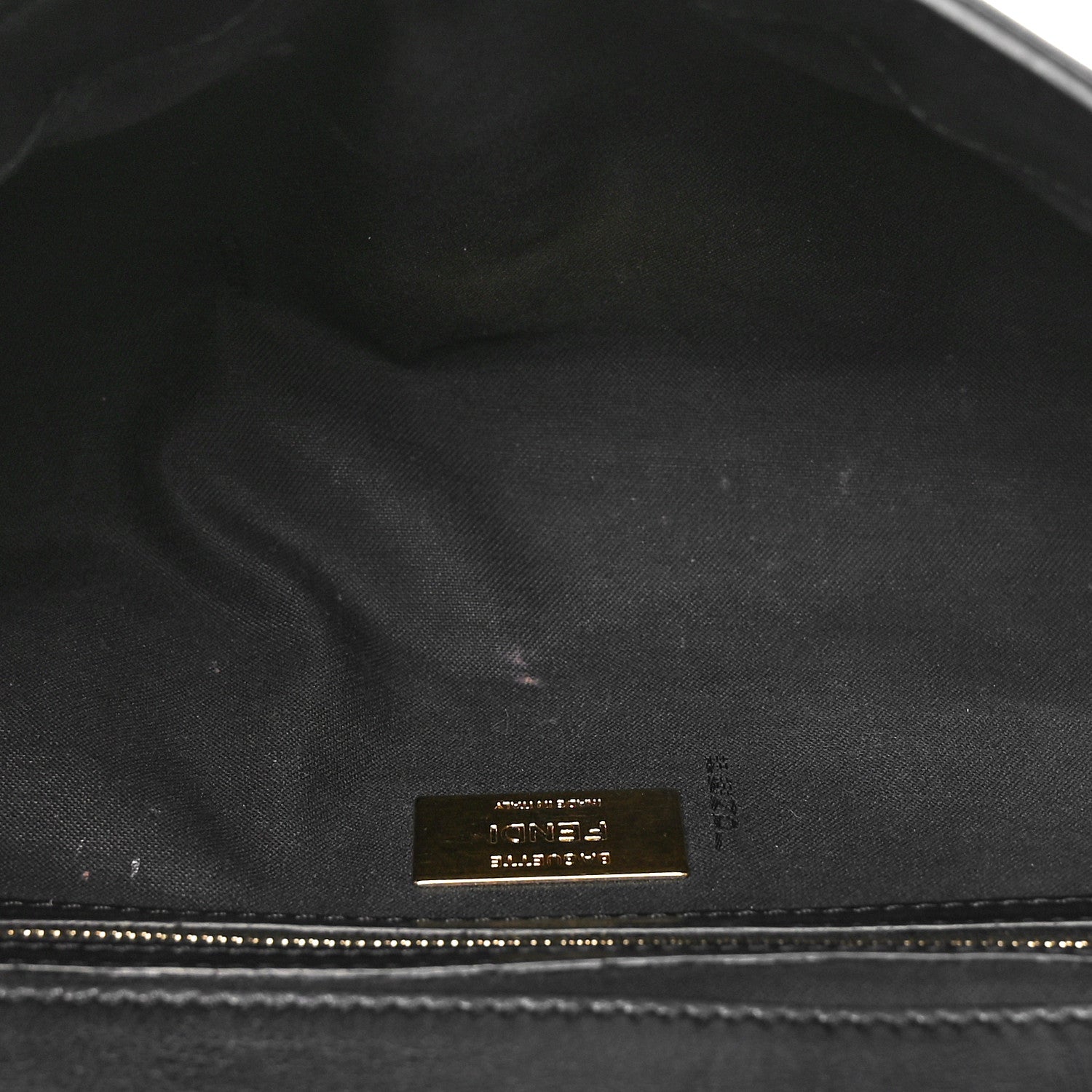 Fendi Nappa Apolo Chain Baguette Black 5 of 10