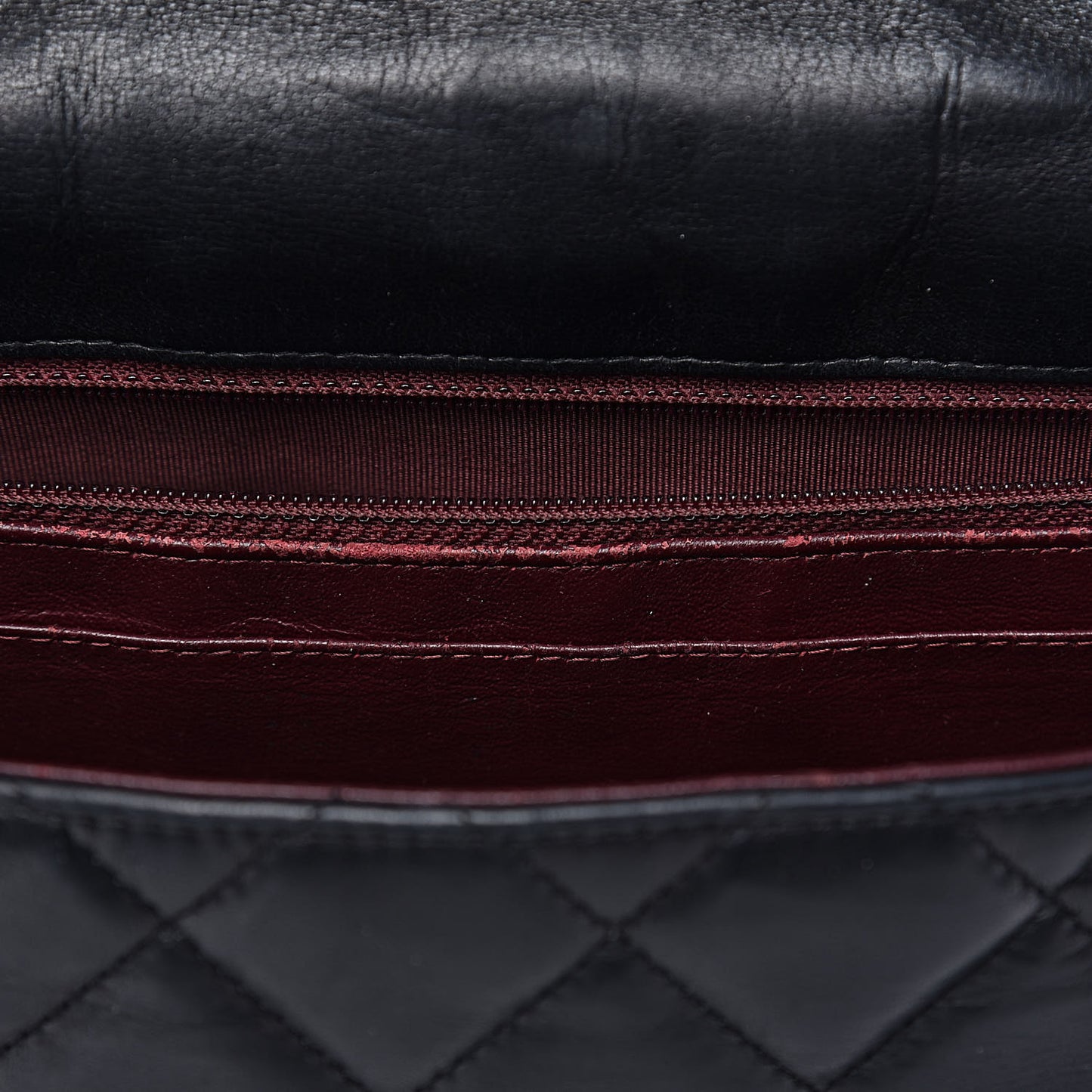 Lambskin Quilted Maxi Single Flap Black