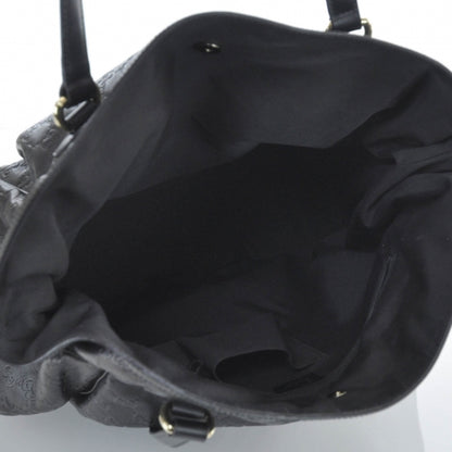 Gucci Guccissima Full Moon Tote Black 8 of 10