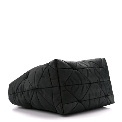 Prada Re-Nylon Nappa Triangle Quilted Padded Double Handled Zip Pocket Tote Black 4 of 13
