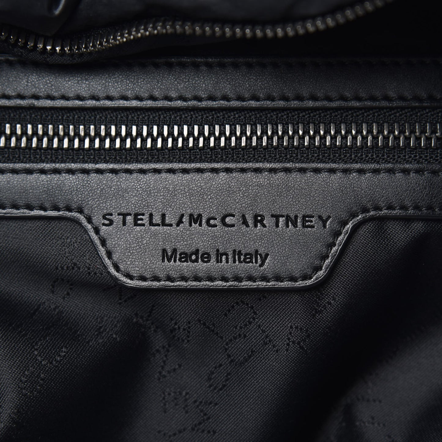 Polyamide Falabella Go Stars Backpack Black White