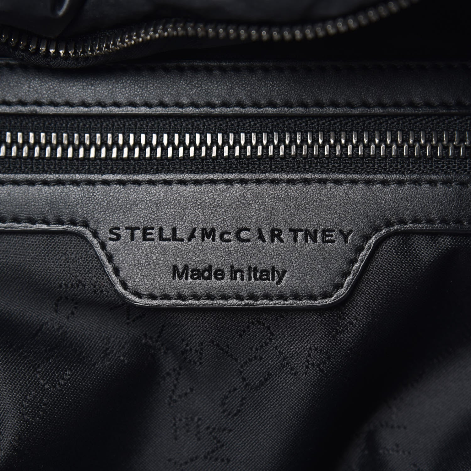 Stella McCartney Polyamide Falabella Go Stars Backpack Black White 5 of 11