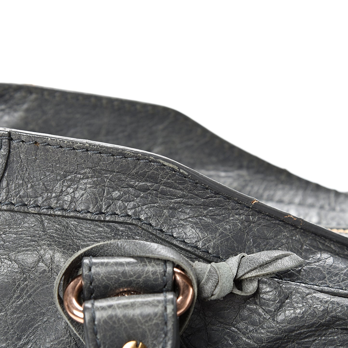 Agneau Giant 12 Rose Gold Hardware City Gris Tarmac