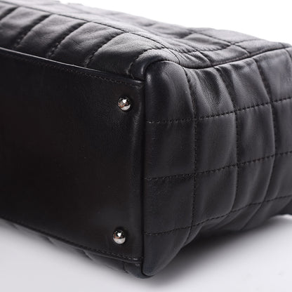 Chanel Lambskin Quilted Chocolate Bar Shoulder Bag Black 11 of 12