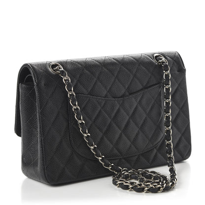 Chanel Caviar Quilted Medium Double Flap Black 4 of 12