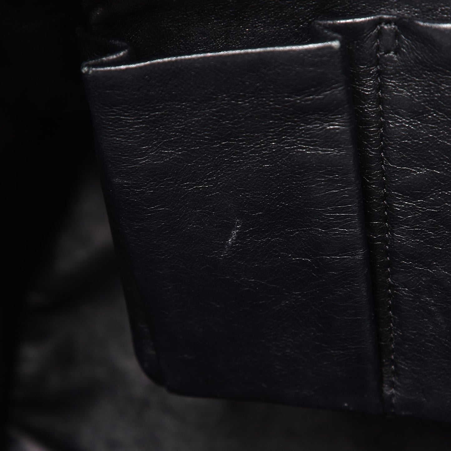 Smooth Calfskin Mini Luggage Black